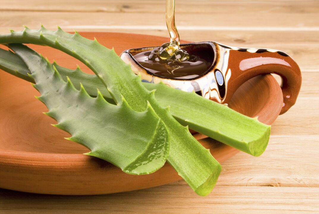 aloe-mehu tehon lisäämiseksi