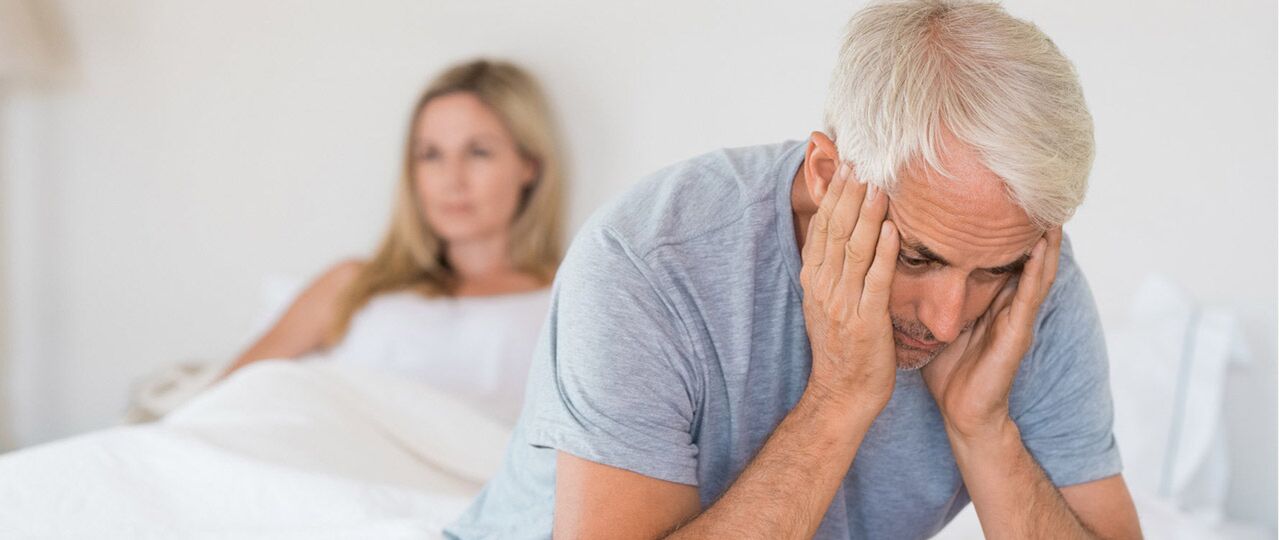 Erektiohäiriöt miehessä 60 vuoden kuluttua